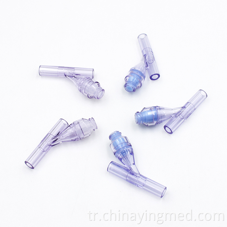 Steril Y Tipi İğnesiz Konnektör Sterile Y Type Needle Free Connector
